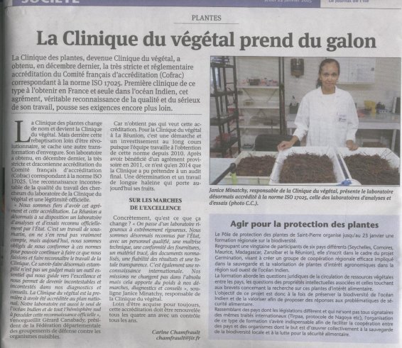 La Clinique du vÃ©gÃ©tal prend du galon